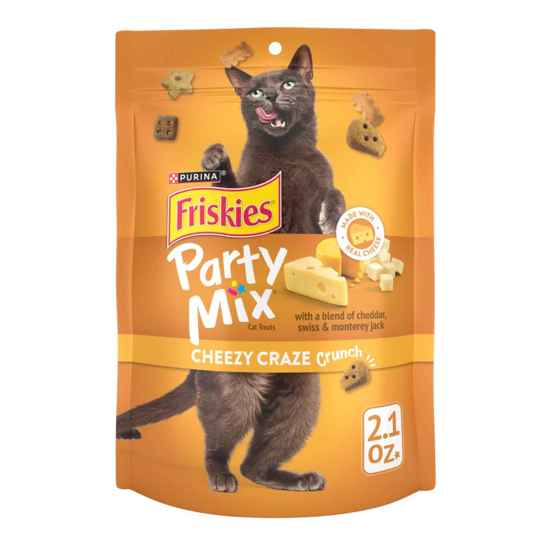 Purina® Friskies® Party Mix™ Crunch Cheezy Craze Cat Treats