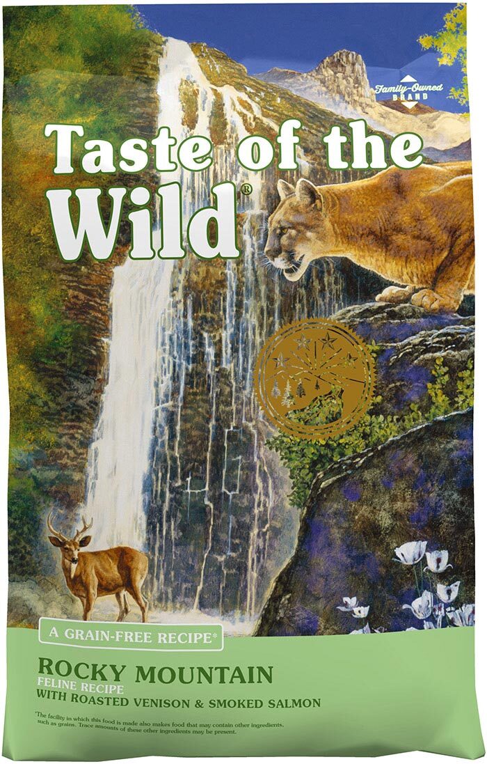 Taste Of The Wild? Rocky Mountain Feline? Recipe with Roasted Venison & Smoked Salmon, 14 Pounds