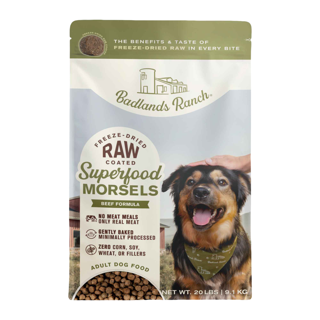 Badlands Ranch Morsel Superfood Dog Food, Beef - Image 2