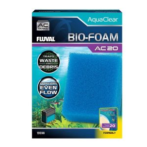 Fluval AC20 Foam Filter Insert, Blue, 1 Pack
