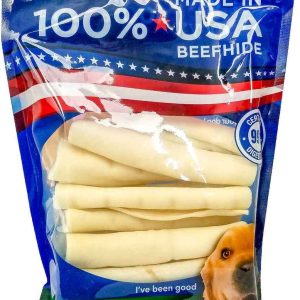 Pet Factory Beefhide Chip Rolls, 5 Inches (18 Pack)