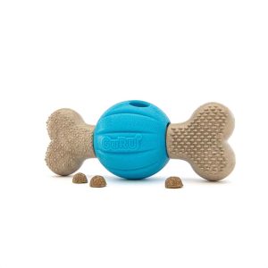 Guru Spin/Chew Bone Bacon Dog Toy, Medium