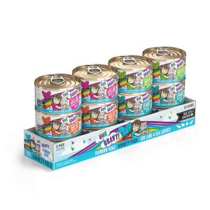Weruva BFF OMG Natural Wet Cat Food, Rainbow Road Variety Pack, 2.8 Ounces