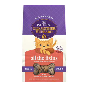 Old Mother Hubbard by Wellness All The Fixins Grain Free Natural Mini Oven-Baked Biscuits Dog Treats
