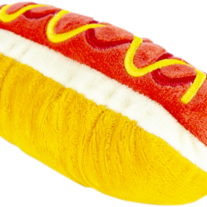 Play On Dog Toy Plush Hotdog