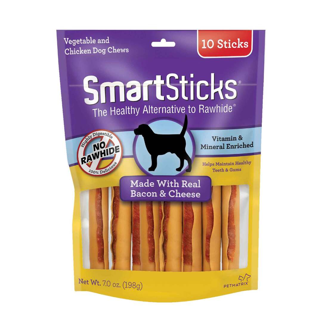 Smartbones Bacon and Cheese Sticks Dog Treat, 10 Count