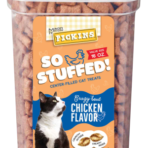 Mitten's Pickins Crazy 'Bout Chicken Flavor Center-Filled Cat Treats, 16 Ounces