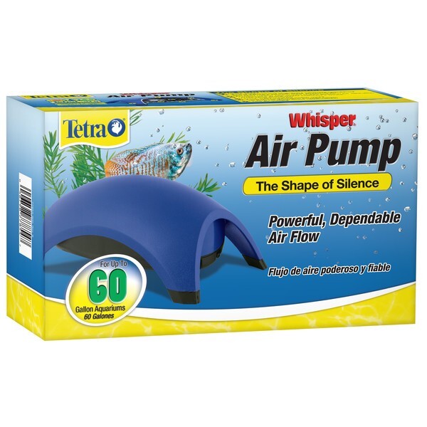Tetra 60 Whisper Air Pump for up to 60 gallon aquariums
