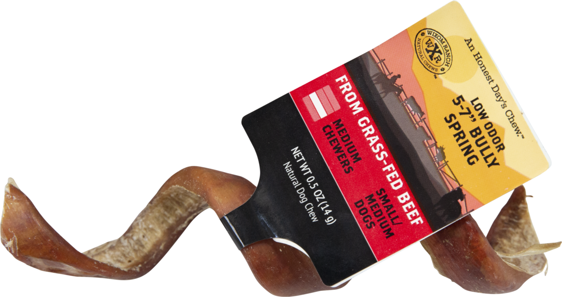 Wixom Ranch Natural Chews Low Odor Bully Spring, 5-7 Inches