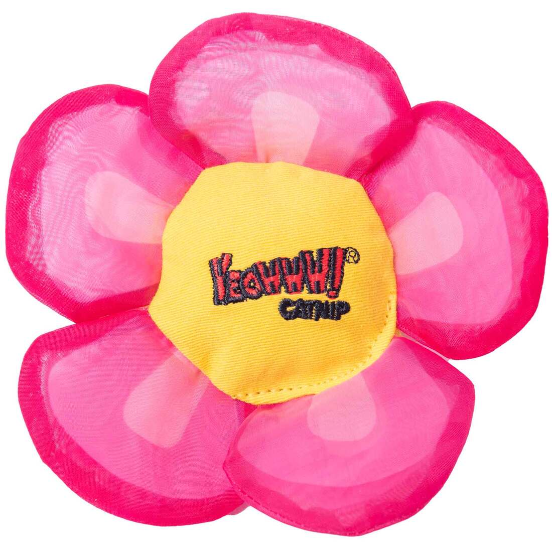 Yeowww! Catnip Daisy's Flower Top Cat Toy, Pink