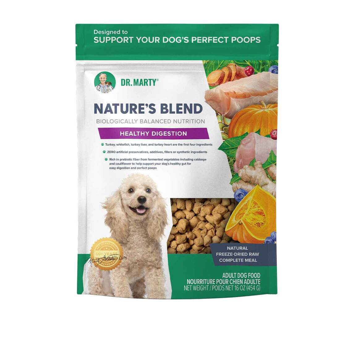 Dr Marty Nature's Blend Healthy Digestion Freeze Dried Dog Food - Image 3