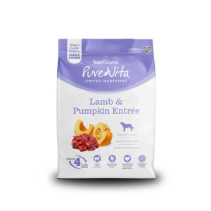 PureVita Grain‑Free Lamb with Pumpkin Dry Dog Food, 4 Pounds